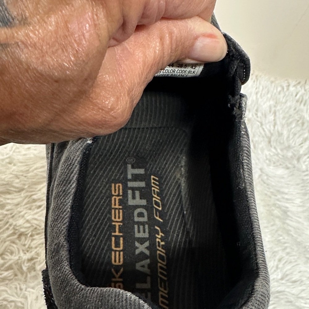 Skechers Mens Expected Avillo Relaxed-Fit Slip-On Loafer Black Size 10.5 - Picture 10 of 11